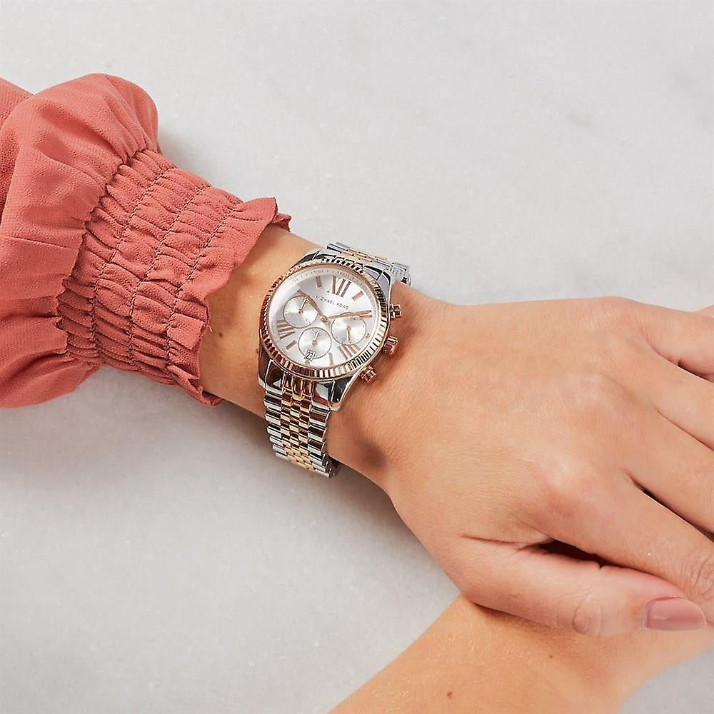 Relógio Michael Kors Lexington Tri Tone MK5735