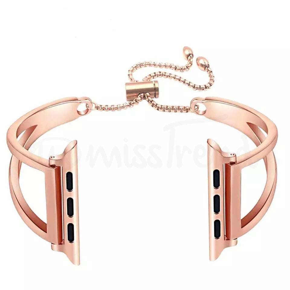 Bracelete em aço inoxidável 42mm para smartwatch apple