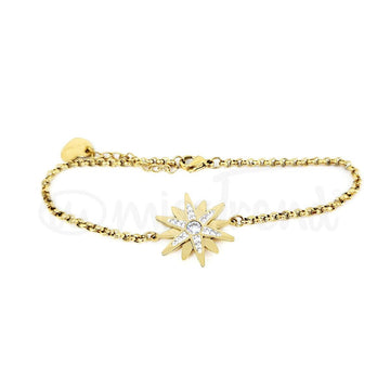 Pulseira Estrela Belle Dourada em Aço