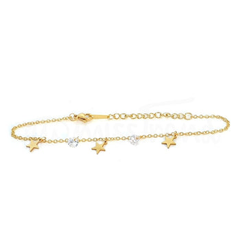 Pulseira com pendentes Estrelas