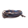 Pulseira masculina army castanho escuro