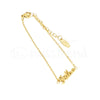 Pulseira Filha em aço dourado