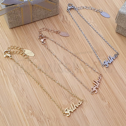 Pulseira Filha em aço