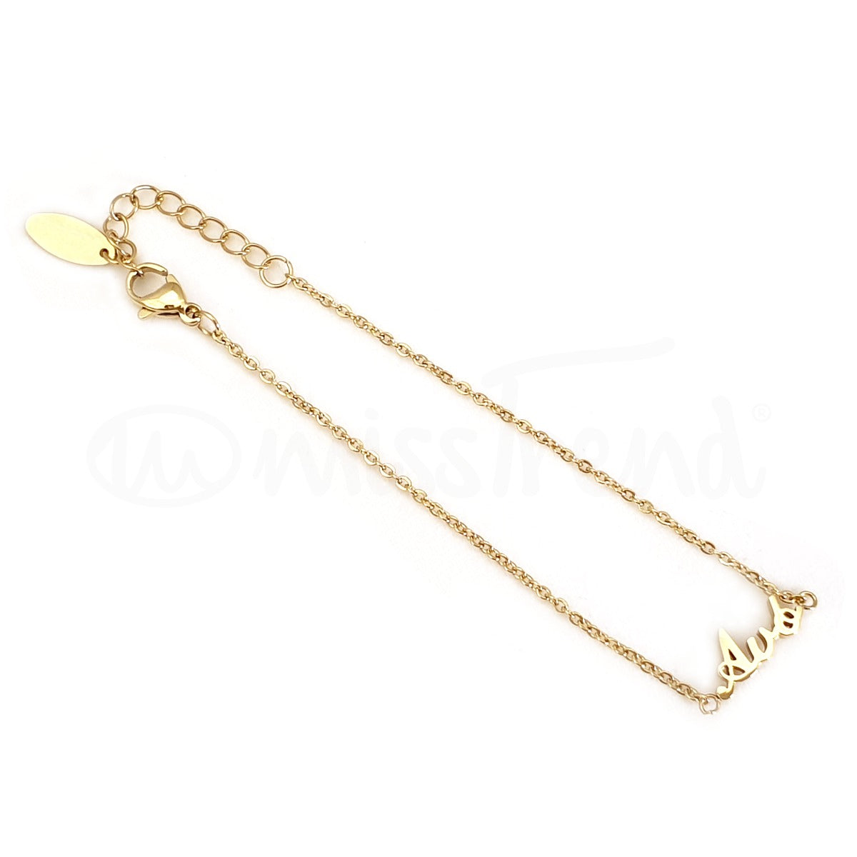 Pulseira Avó em aço dourada