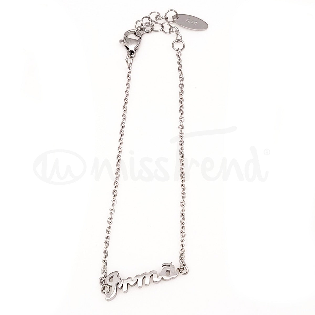 Pulseira Irmã em Aço prateada