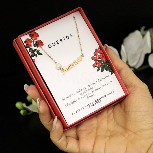 Pulseira com Mensagem Querida