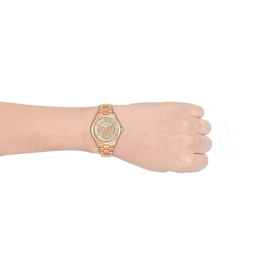 RELÓGIO MICHAEL RUNWAY ROSE GOLD-MK6589