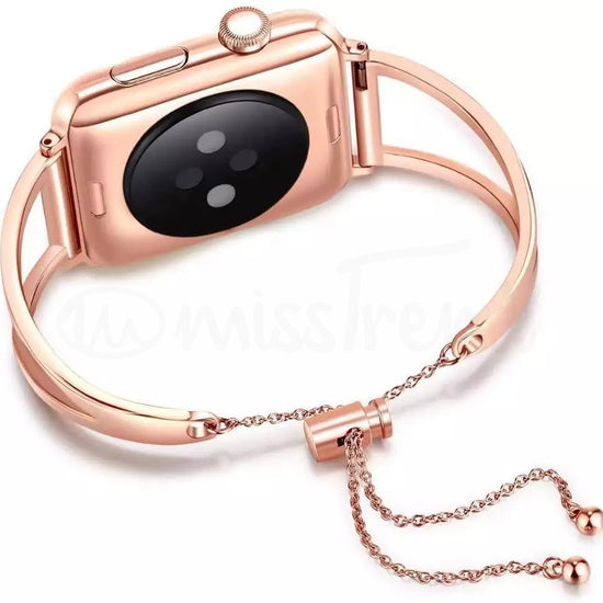 Bracelete em aço inoxidável 42mm para smartwatch apple
