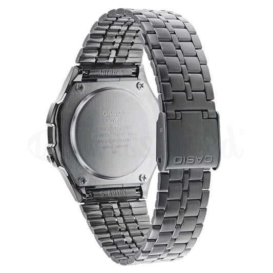 Relógio Casio Vintage Round Cinza Escuro A171WEGG-1AEF