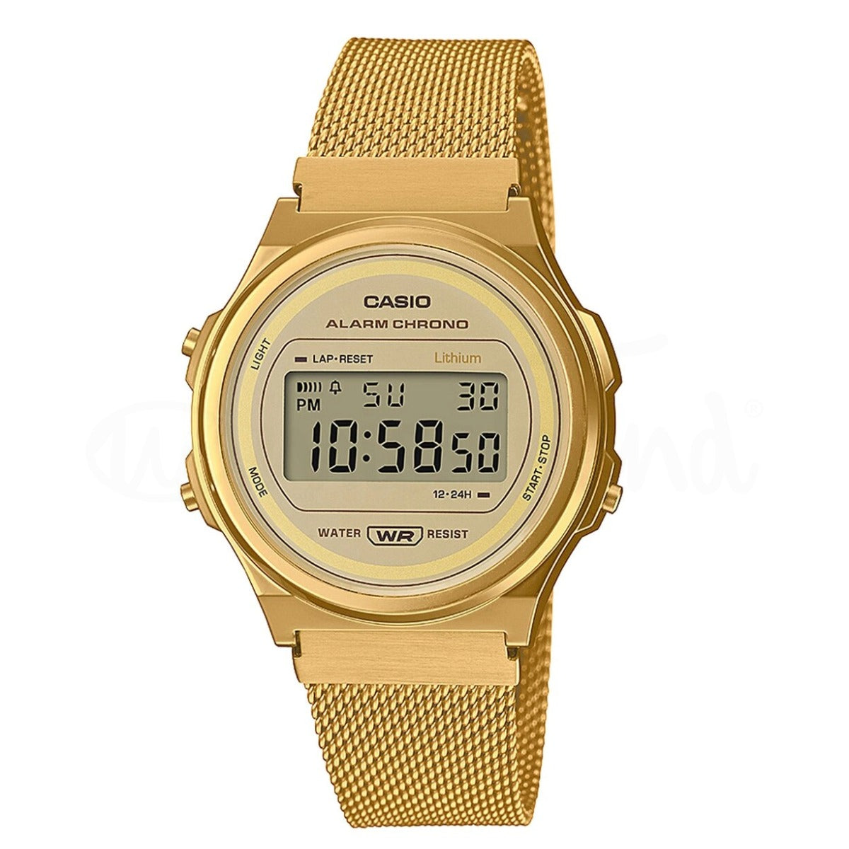 Relógio Casio Vintage Round Dourado A171WEMG-9AEF
