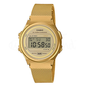 Relógio Casio Vintage Round Dourado A171WEMG-9AEF