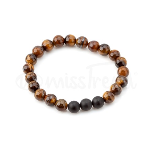 Pulseira Mesh Brown para homem em tons castanhos