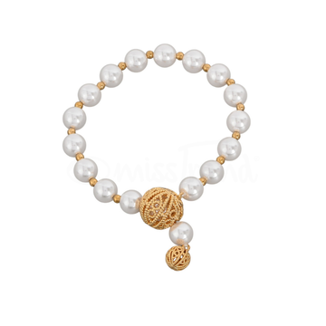 Pulseira Encantos de Viana em Banho de Ouro