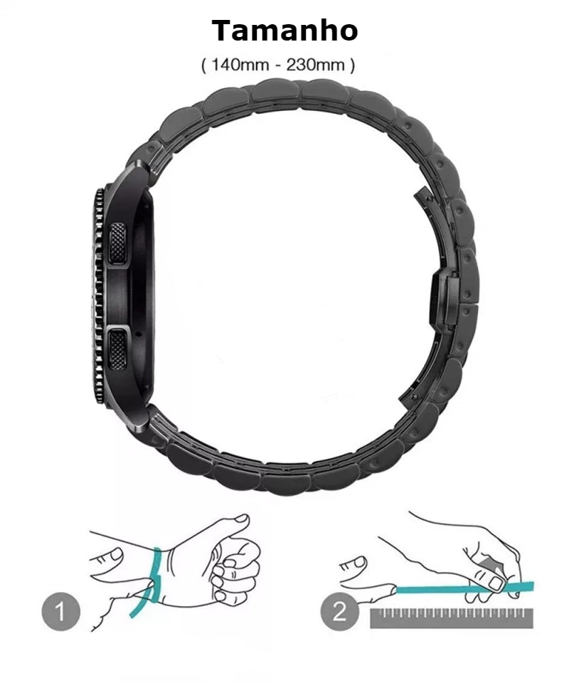 Bracelete Elos em Aço MIX
