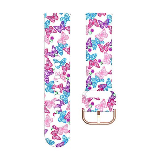 Bracelete em Silicone - Borboletas