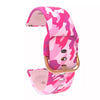 Bracelete em Silicone - Camuflada Rosa