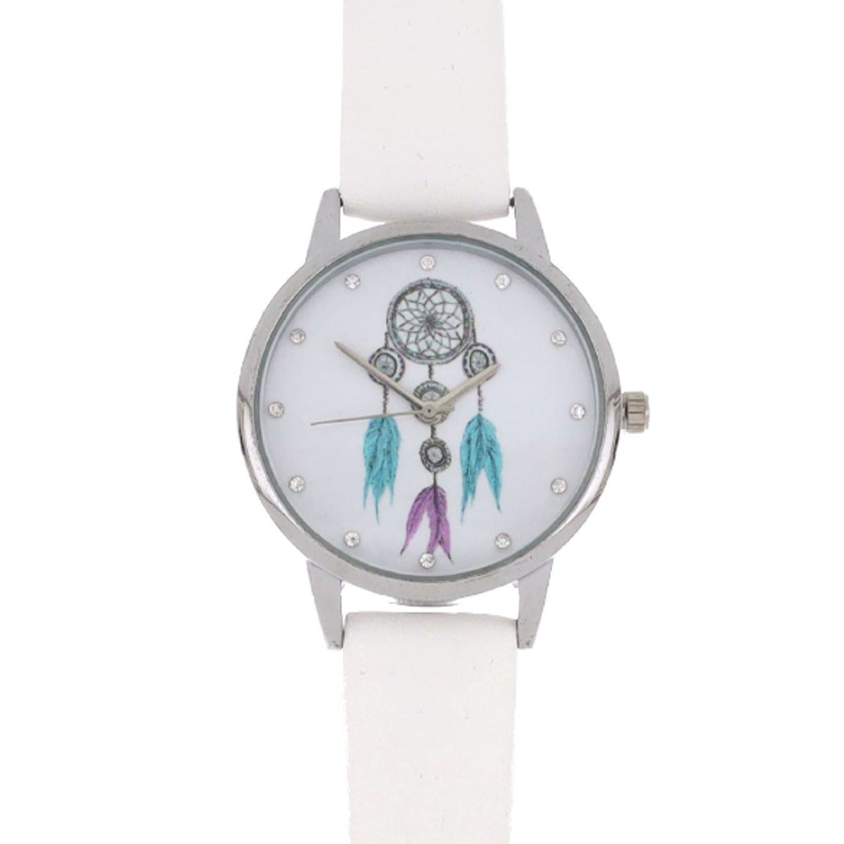 Relógio Caça Sonhos em Pele Sintética
