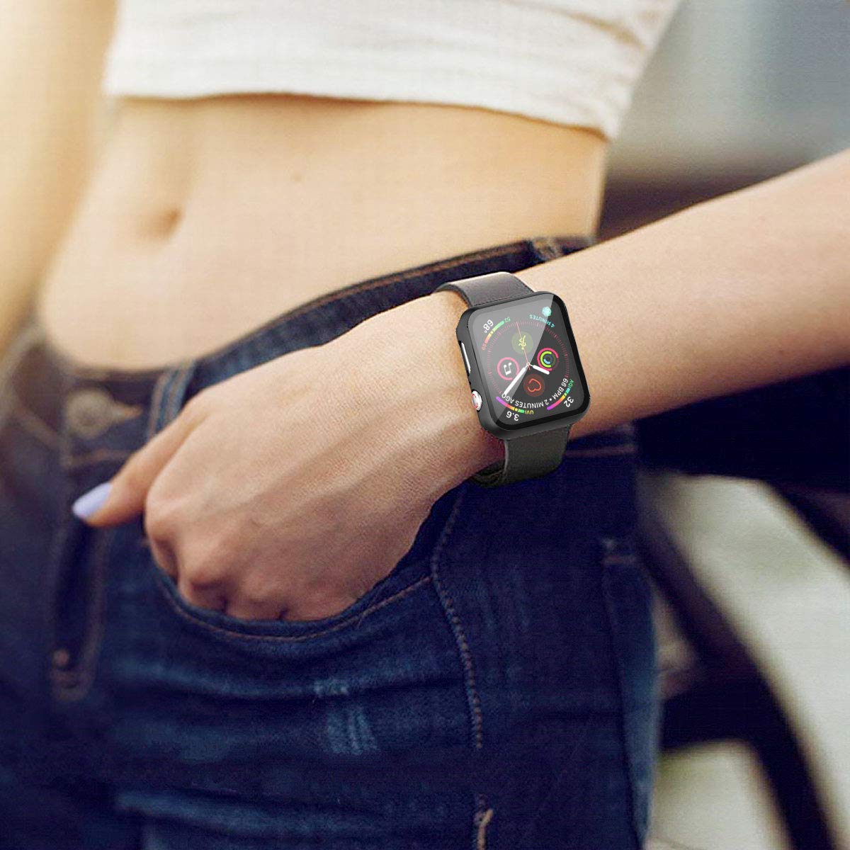 Capa de vidro temperado para smartwatch