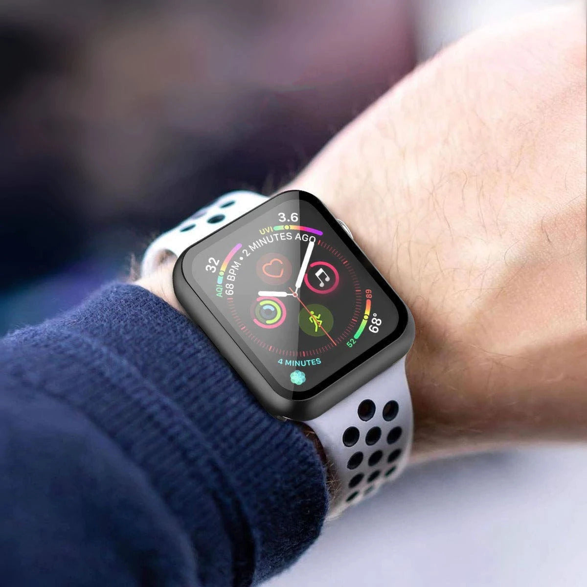 Capa de vidro temperado para smartwatch
