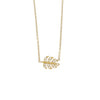 Coleção Diamond Leaf em Aço com Zircônias