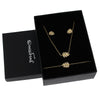 Coleção Diamond Leaf em Aço com Zircônias