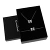 Conjunto Colar + Pulseira com Pendente Meninas/Meninos c/Zircônias