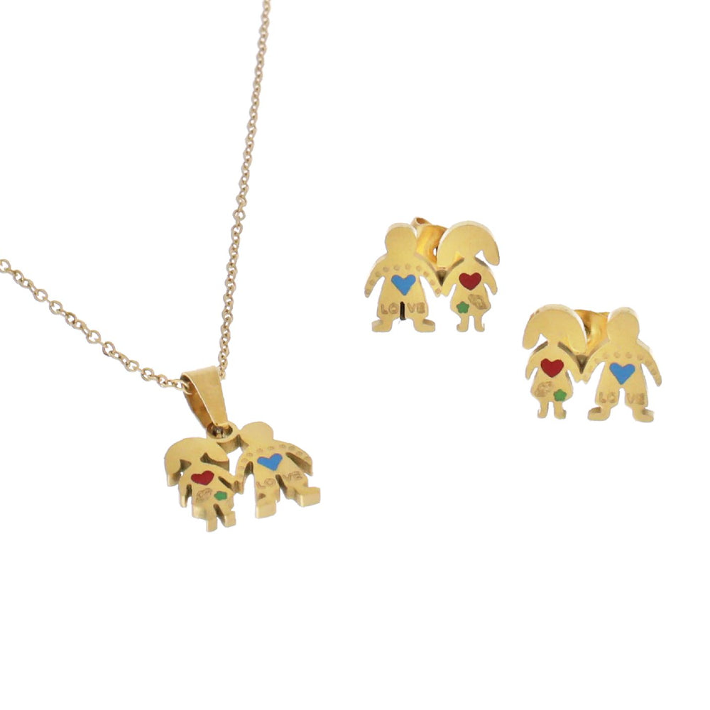 Conjunto Enamorados em Aço