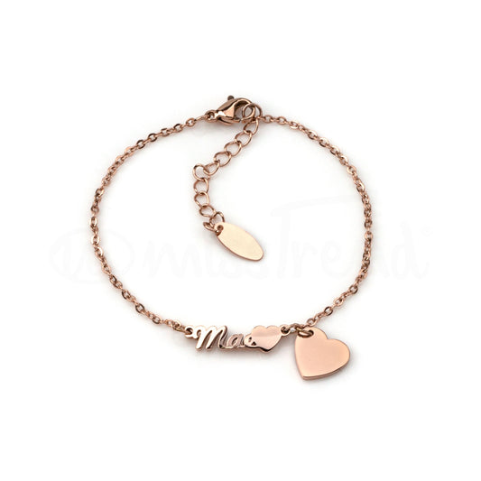 Pulseira de pé mãe em aço