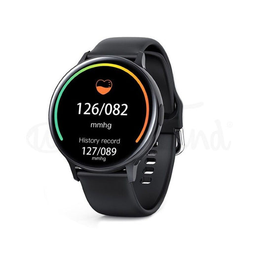 Smartwatch S em silicone preto