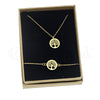 Conjunto Colar + Pulseira Àrvore da Vida em Aço