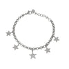 Pulseira Corrente Estrelar em Aço