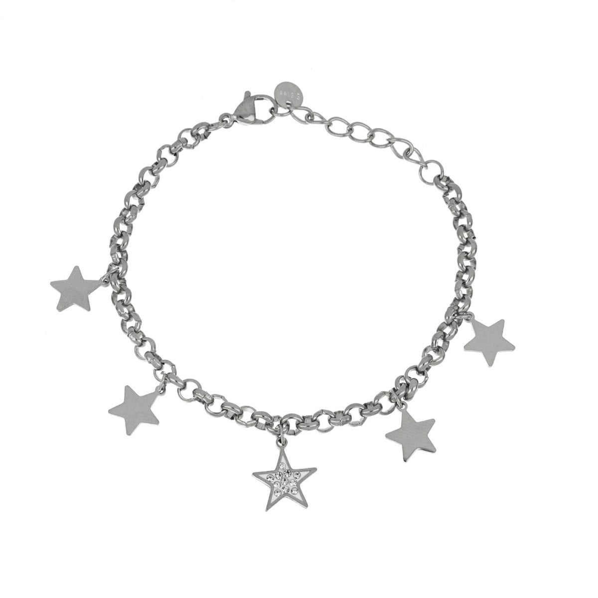 Pulseira Corrente Estrelar em Aço