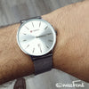 Relogio Curren M steel masculino branco prata