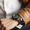 Relógio masculino skyline timeless steel preto