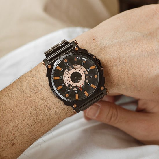 Relógio Speedy homem em aço preto