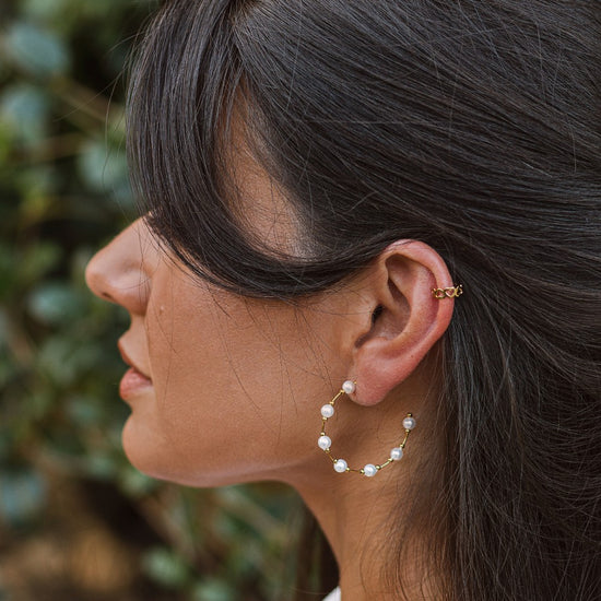 Ear Cuff corações