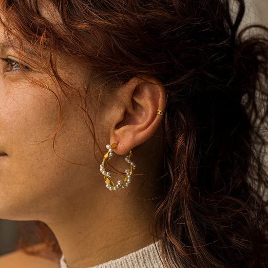 Ear Cuff corações