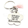 Porta chaves gosto muito de ti educadora em aço