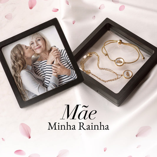 Conjunto Especial Mãe Madre Pérola- 3EM1