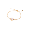 Pulseira Ajustável com Pendente Menino/Menina em Aço