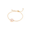 Pulseira Ajustável com Pendente Menino/Menina em Aço