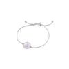 Pulseira Ajustável com Pendente Menino/Menina em Aço