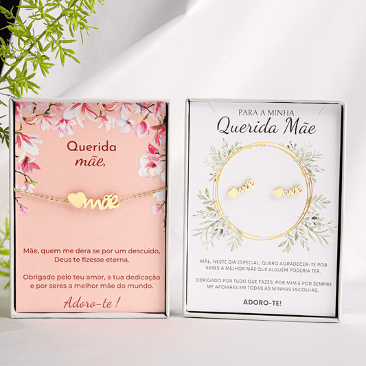 Pulseira com Mensagem Querida Mãe