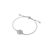 Pulseira Ajustável com Pendente Dois Meninos/Meninas em Aço
