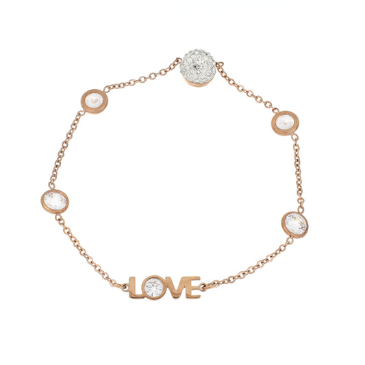 Pulseira Love Magnética em Aço