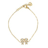 Pulseira com Pendente Meninas/Meninos c/Zircônias