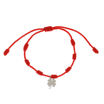Pulseira 7 Nós c/ Pendente Trevo