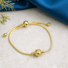 Pulseira Conta de Viana em Banho de Ouro
