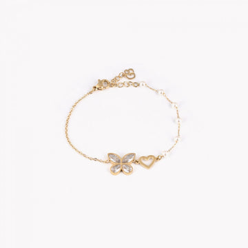 Pulseira Diamond Butterfly em Aço