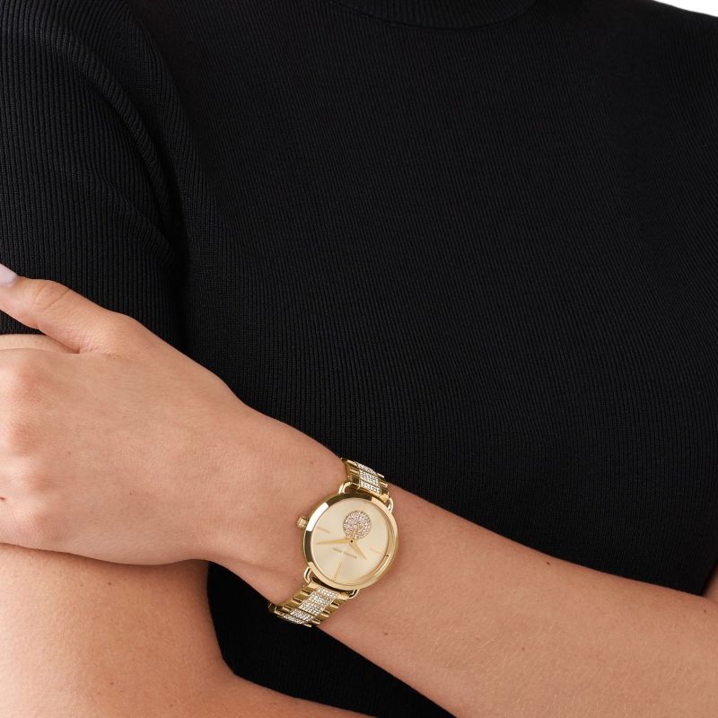 Relógio Michael Kors Portia Dourado MK4602